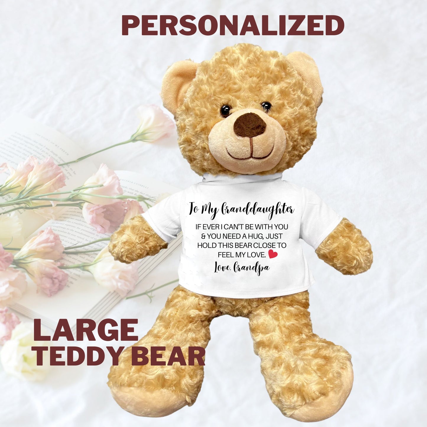 Custom Teddy Bear - Gift for Granddaughter