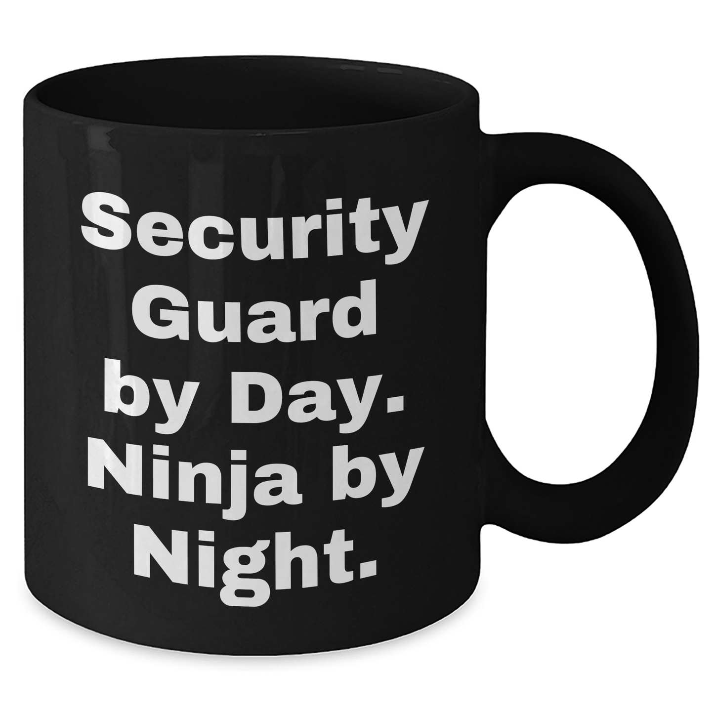 Security Guard Gifts, Funny Coffee Mug, 'Security Guard By Day. Ninja By Night.' - Gifts for Security Guard from Friends - Additional