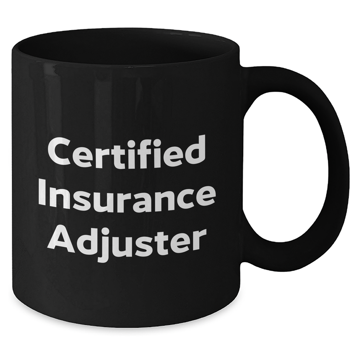Funny Certified Insurance Adjuster Gifts for Mother's Day - 'Certified to Adjust Your Morning' Black Coffee Mug - Additional