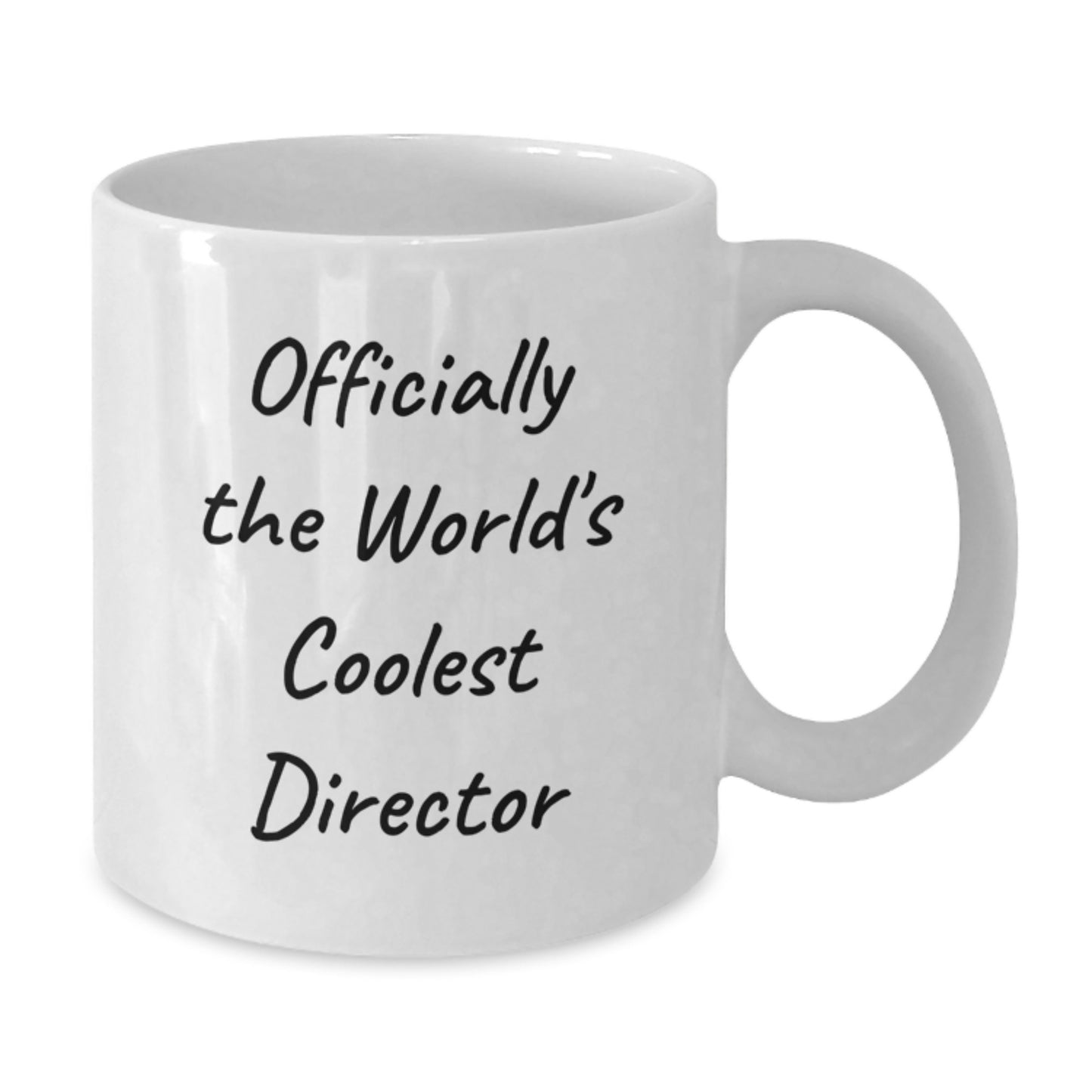 Director Gifts Funny Officially The World's Coolest Director White Coffee Mug for Graduation Unique Gifts from Family Friends Coworkers - Additional