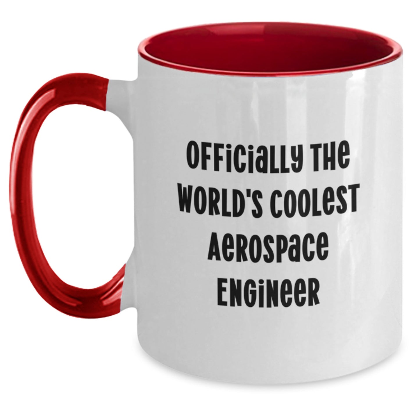 Funny Aerospace Engineer Gifts from Friends, Gifts for Aerospace Engineer Men, Unique Two Tone Coffee Mug for Graduation - Main