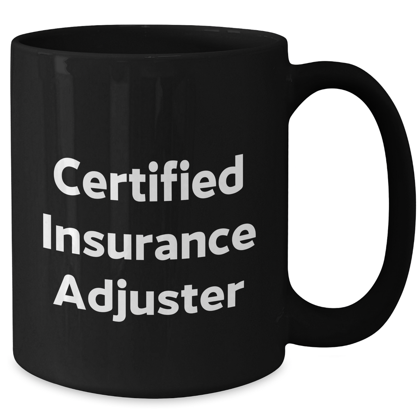 Funny Certified Insurance Adjuster Gifts for Mother's Day - 'Certified to Adjust Your Morning' Black Coffee Mug - Additional