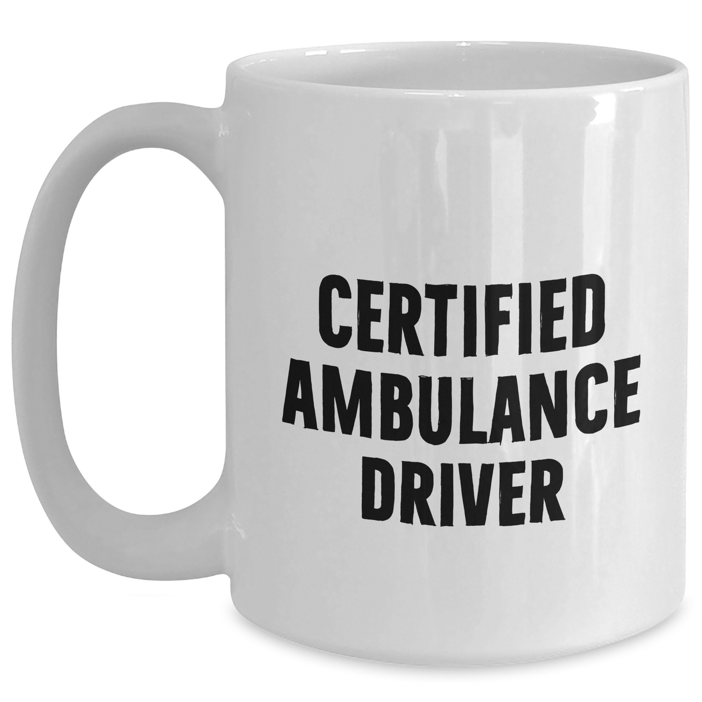 Funny Ambulance Driver Gifts from Men, Unique White Coffee Mug for Ambulance Driver Husband, Father's Day Unique Gifts - Main