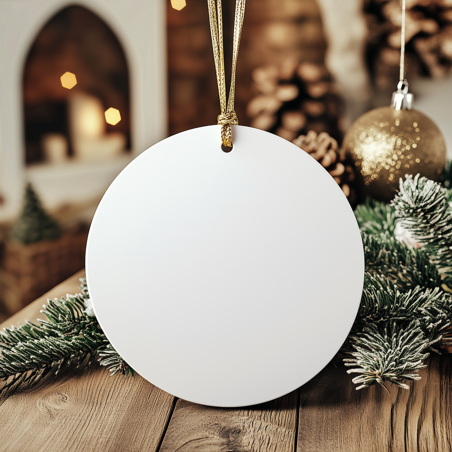 Birman Cat Mom Gifts, I Just Want To Be A Stay At Home Birman Mom Circle Ornament, Christmas Ornament for Home Decor - Image 3