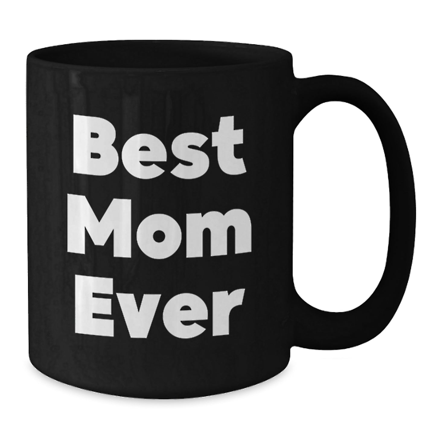 Funny Mom Gifts for Mom, Best Mom Ever Quote, Black Coffee Mug, Gifts from Family, Christmas Unique Gifts, Black Coffee Mug for Mom - Additional