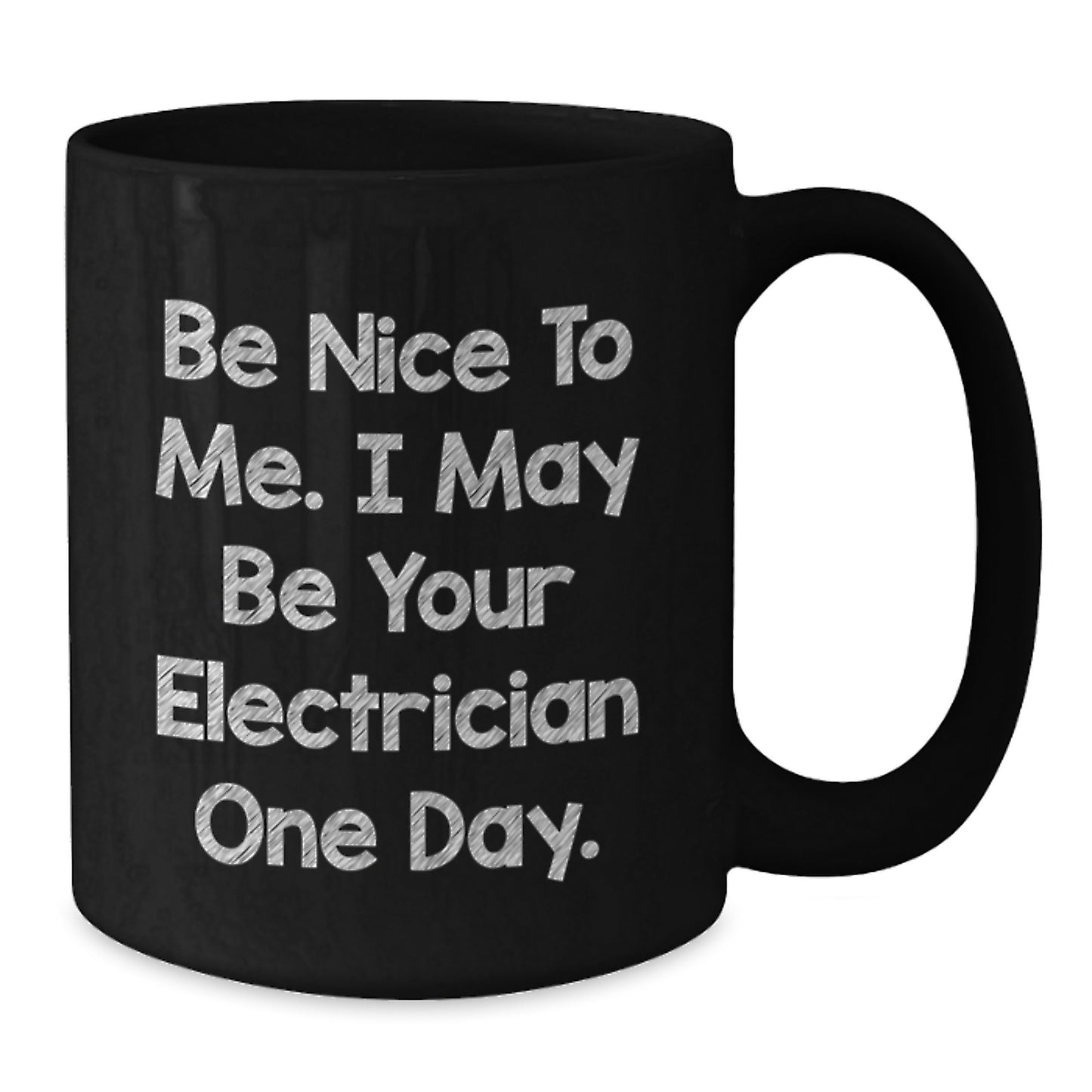 Encouragement Electrician Gifts Funny Black Coffee Mug, Gifts from Friends to Electrician, Black Coffee Mug, Graduation Unique Gifts for Electrician - Additional
