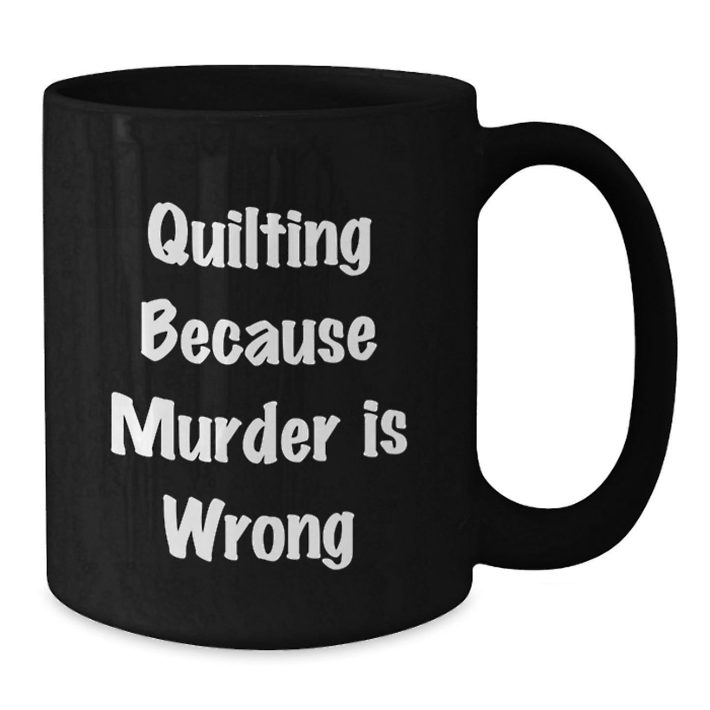 Quilting Fun Gifts for Quilting Friends from You - Funny Black Coffee Mug - Quilting Humor Christmas Unique Gifts for Quilting Lovers - Additional
