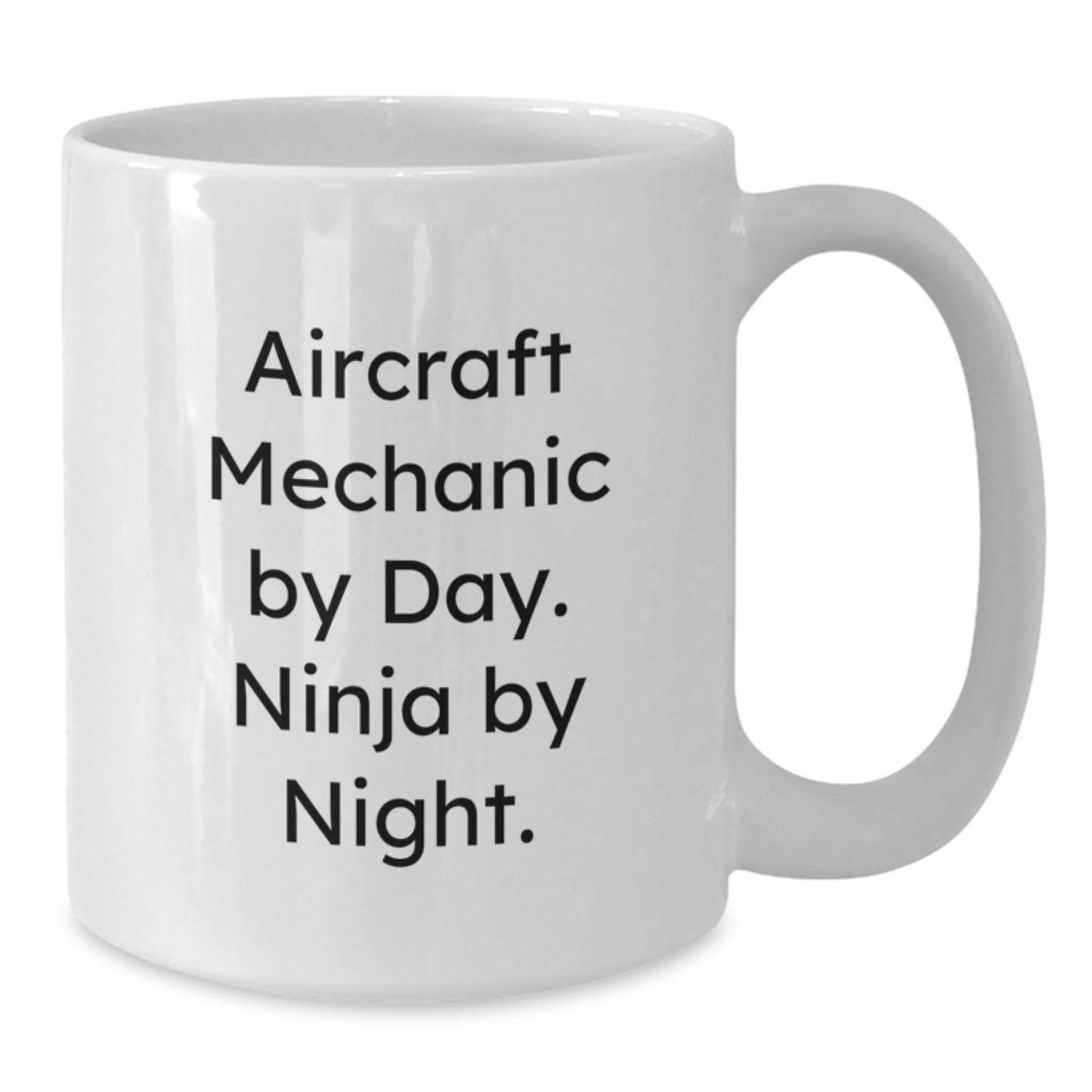 Aircraft Mechanic Gifts from Friends, Funny White Coffee Mug for Men, Christmas Unique Unique Ideas - Additional