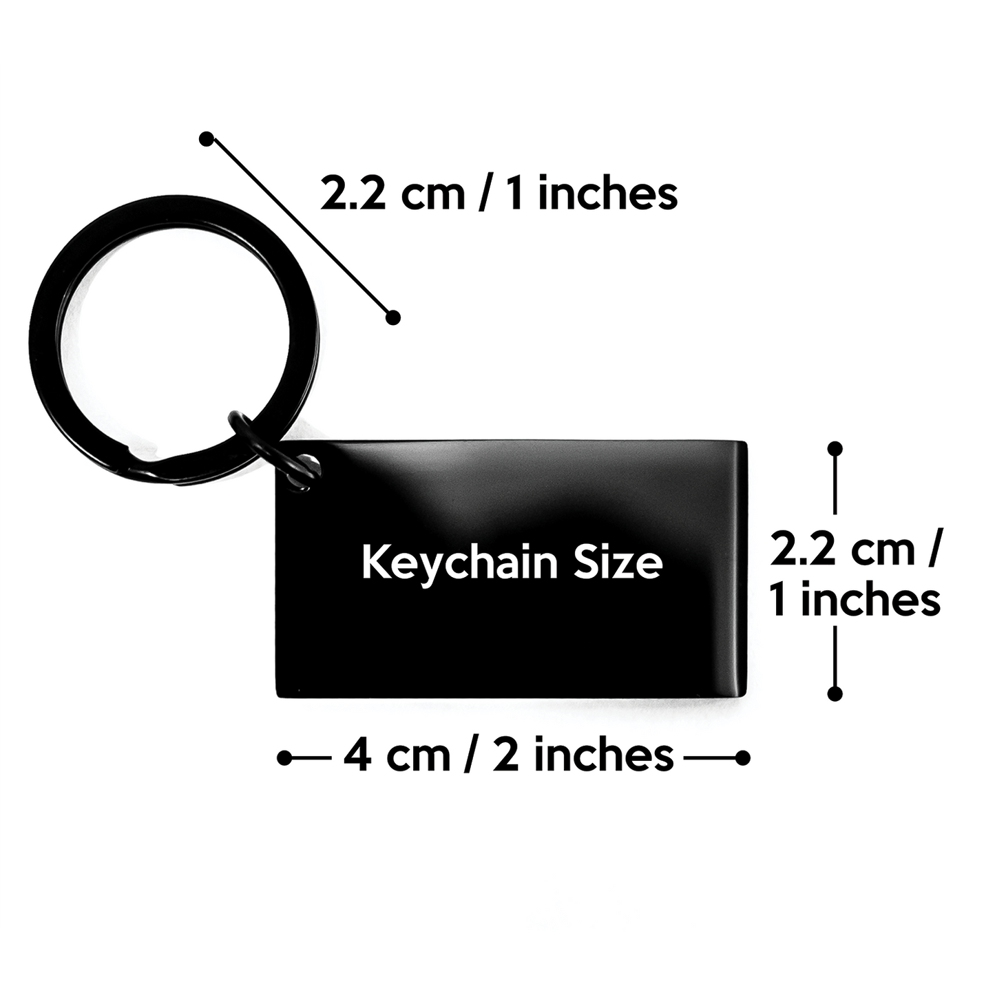 Real Estate Investor Keychain, Funny Quote, Black Stainless Steel, Father's Day Unique Gifts from Family to Men, Gifts for Real Estate Investor - Image 4