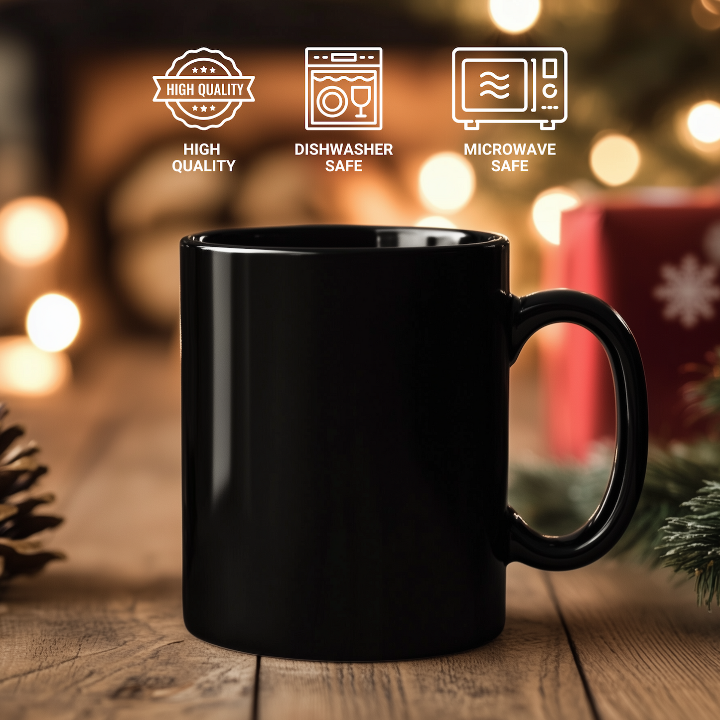 Funny School Bus Driver Gifts from Friends for School Bus Driver Mothers Day Black Coffee Mug - 'I Love How We Don't Have To Say Out Loud That I'm Your Favorite' - Additional
