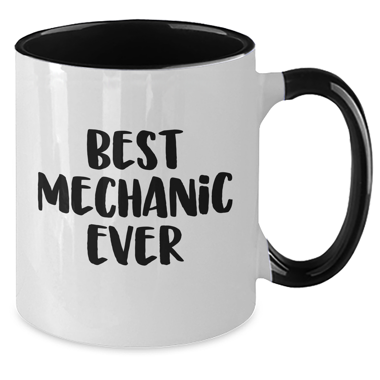 Funny Mechanic Gifts from Friends and Family - Best Mechanic Ever Two Tone Coffee Mug, Mother's Day Unique Gifts - Additional