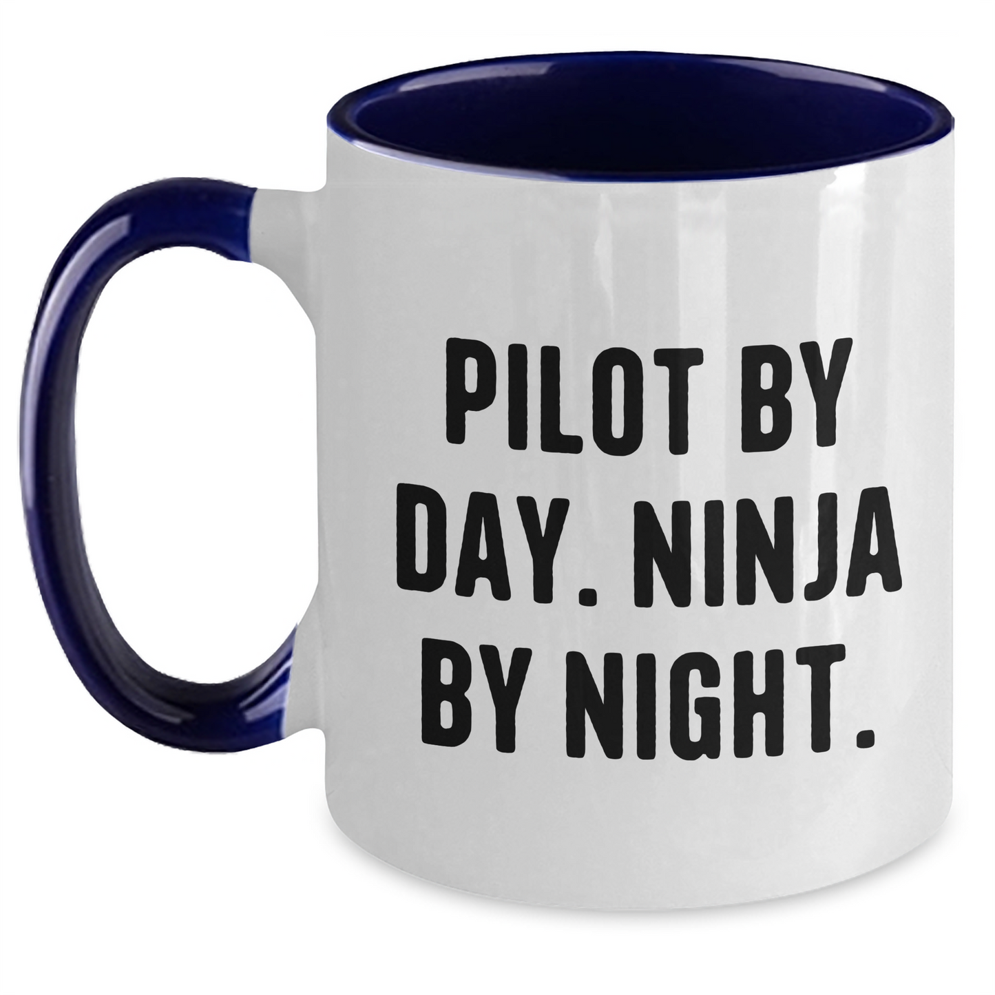 Pilot By Day Funny Coffee Mug Gifts from Men to Women Friends Family - Pilot Two Tone Coffee Mugs for Pilot Lovers on Mother's Day - Main