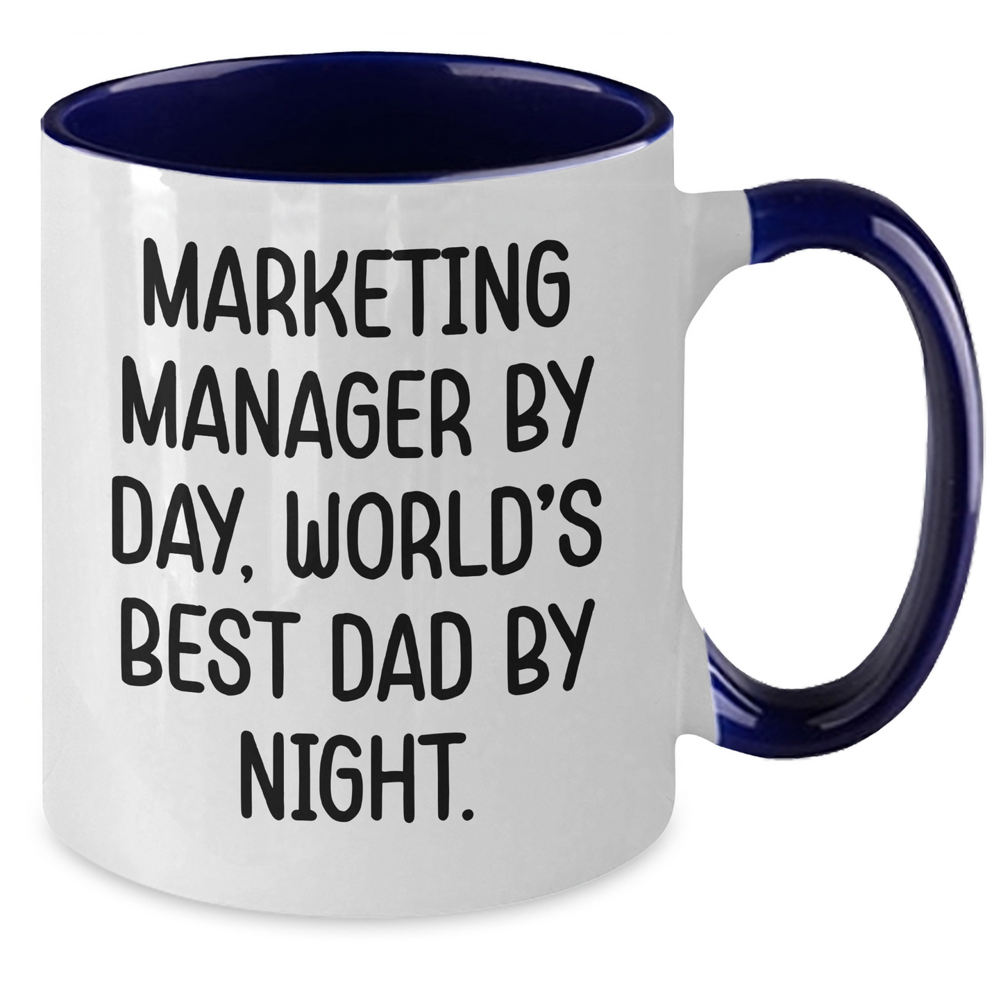 Marketing Manager Coffee Mug Gifts from Men to Marketing Manager Funny Unique Two Tone Mugs for Father's Day - Additional