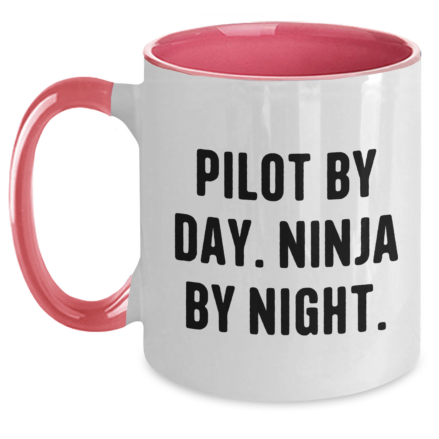 Pilot By Day Funny Coffee Mug Gifts from Men to Women Friends Family - Pilot Two Tone Coffee Mugs for Pilot Lovers on Mother's Day - Main