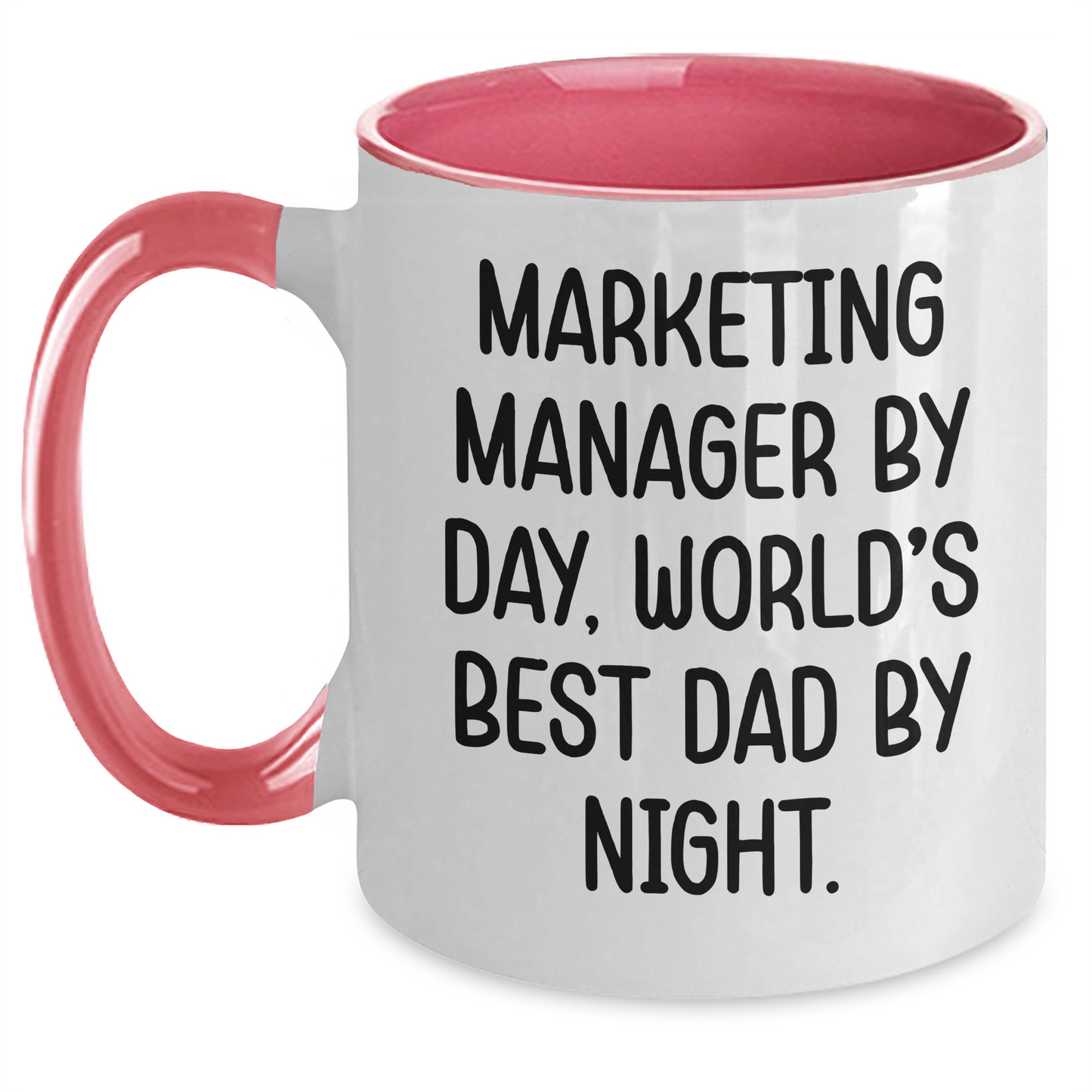 Marketing Manager Coffee Mug Gifts from Men to Marketing Manager Funny Unique Two Tone Mugs for Father's Day - Main