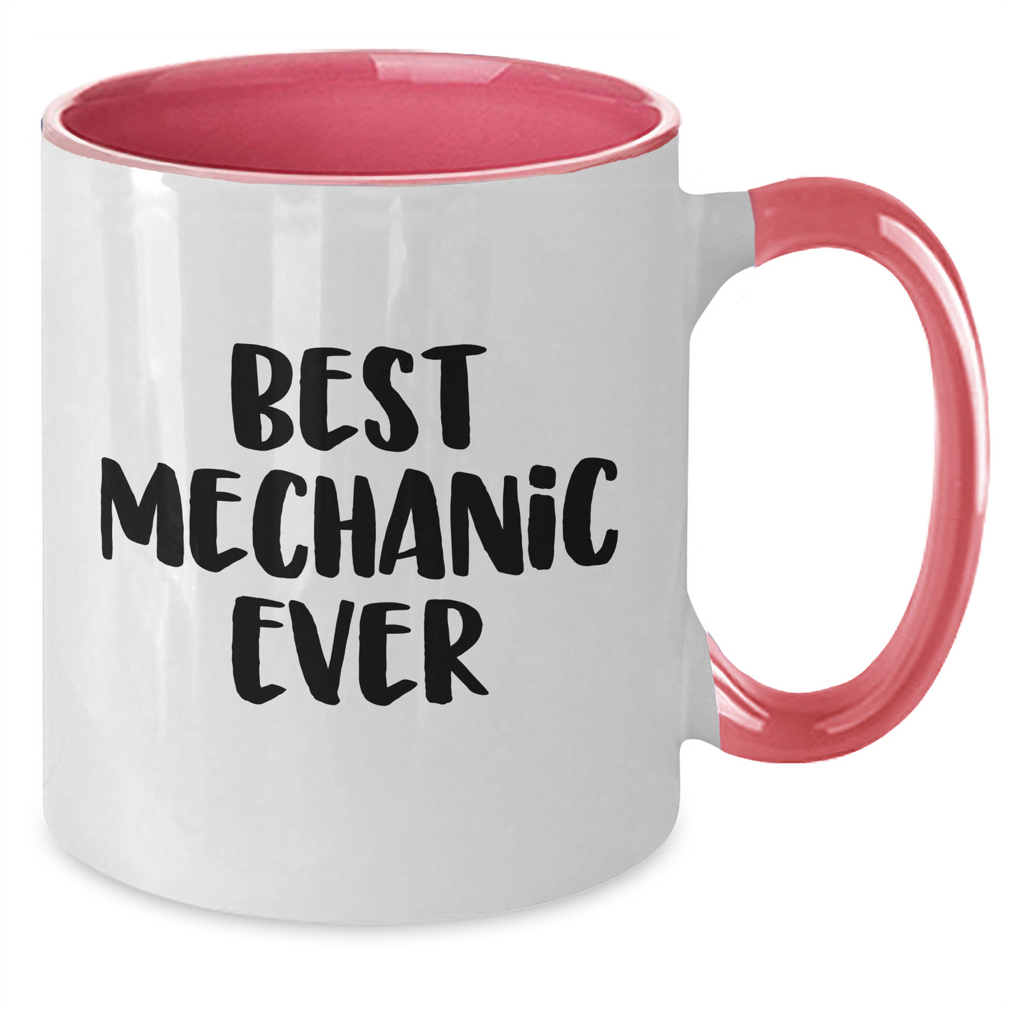 Funny Mechanic Gifts from Friends and Family - Best Mechanic Ever Two Tone Coffee Mug, Mother's Day Unique Gifts - Additional