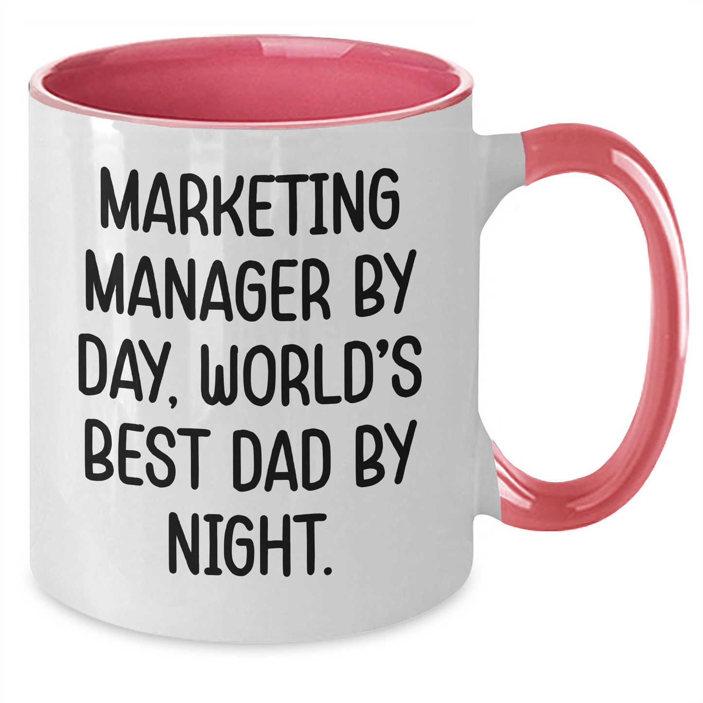 Marketing Manager Coffee Mug Gifts from Men to Marketing Manager Funny Unique Two Tone Mugs for Father's Day - Additional