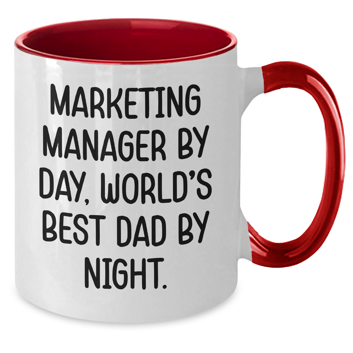 Marketing Manager Coffee Mug Gifts from Men to Marketing Manager Funny Unique Two Tone Mugs for Father's Day - Additional