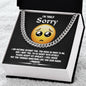 Sorry-Accept My Apology-Cuban Link Chain