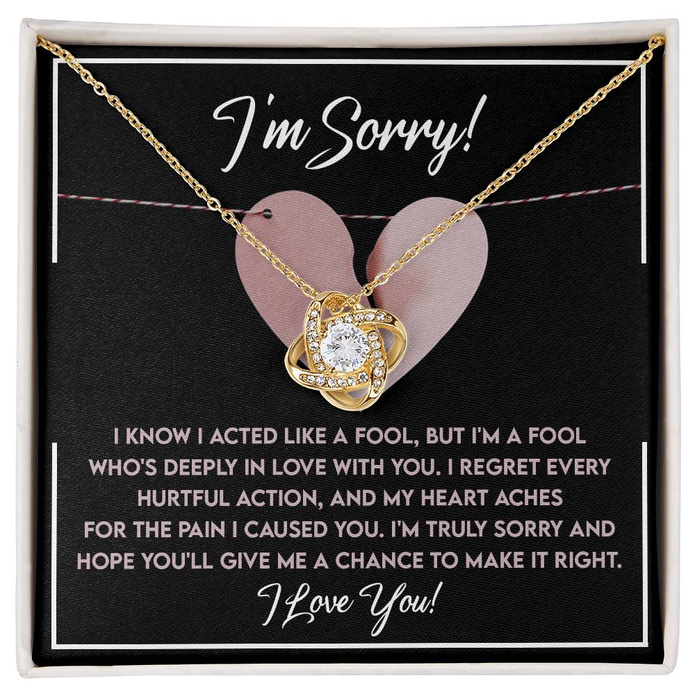 Sorry-Deeply In Love Necklace