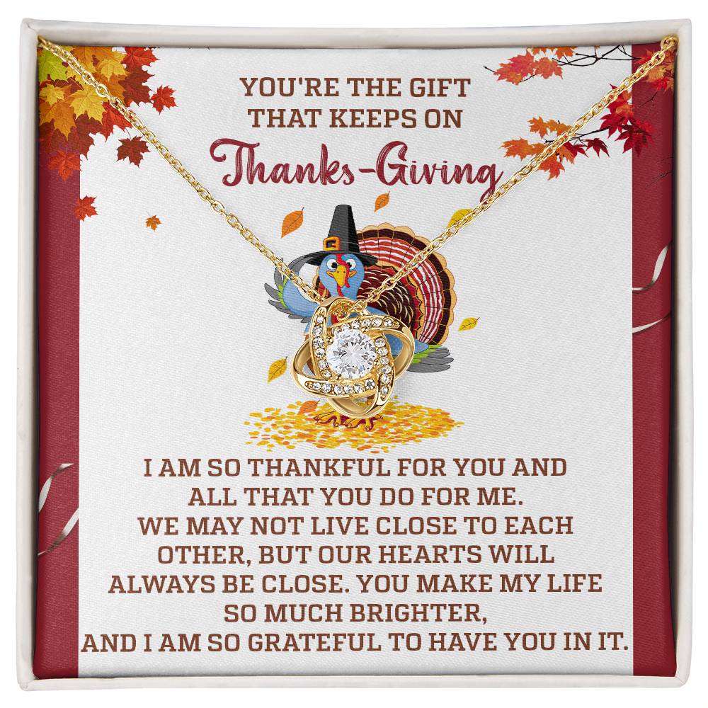 Thanksgiving-Always Be Close Necklace