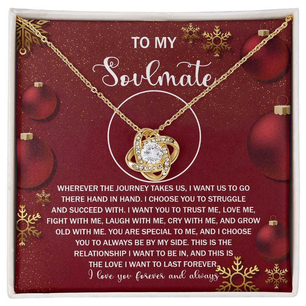 Soulmate-By My Side Wherever The Journey Necklace