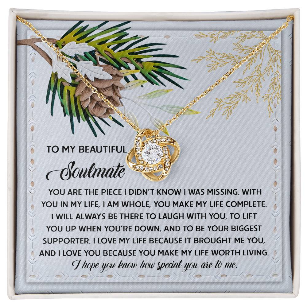 Soulmate-Biggest Supporter Love Knot Necklace