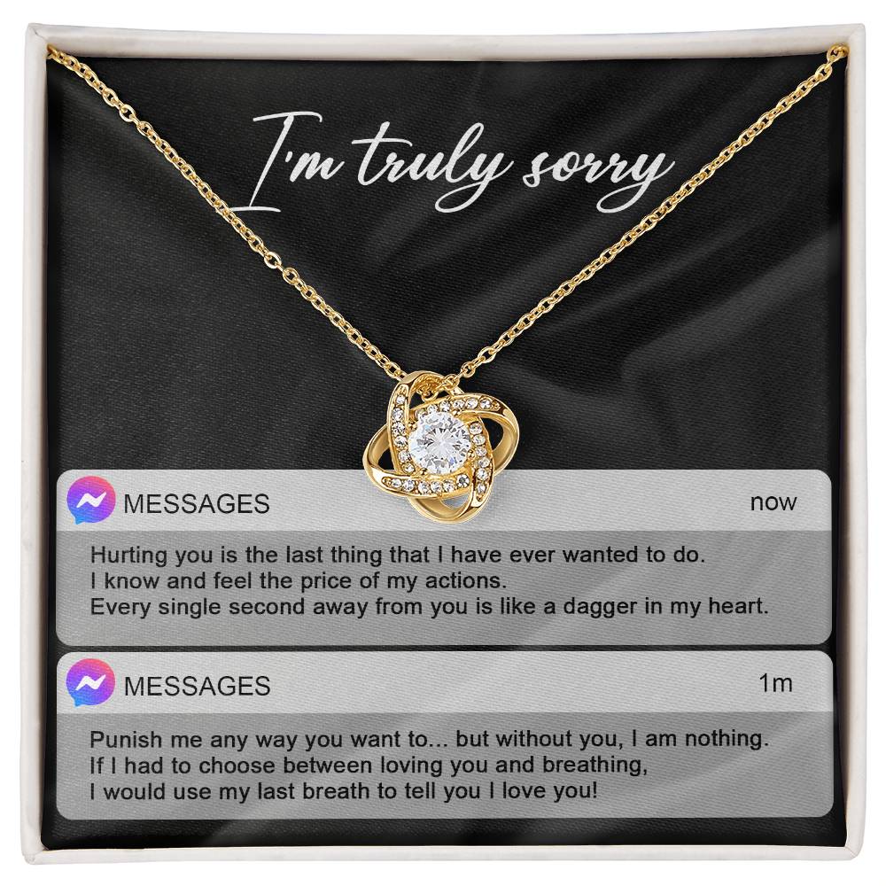 Sorry-Away From You Necklace
