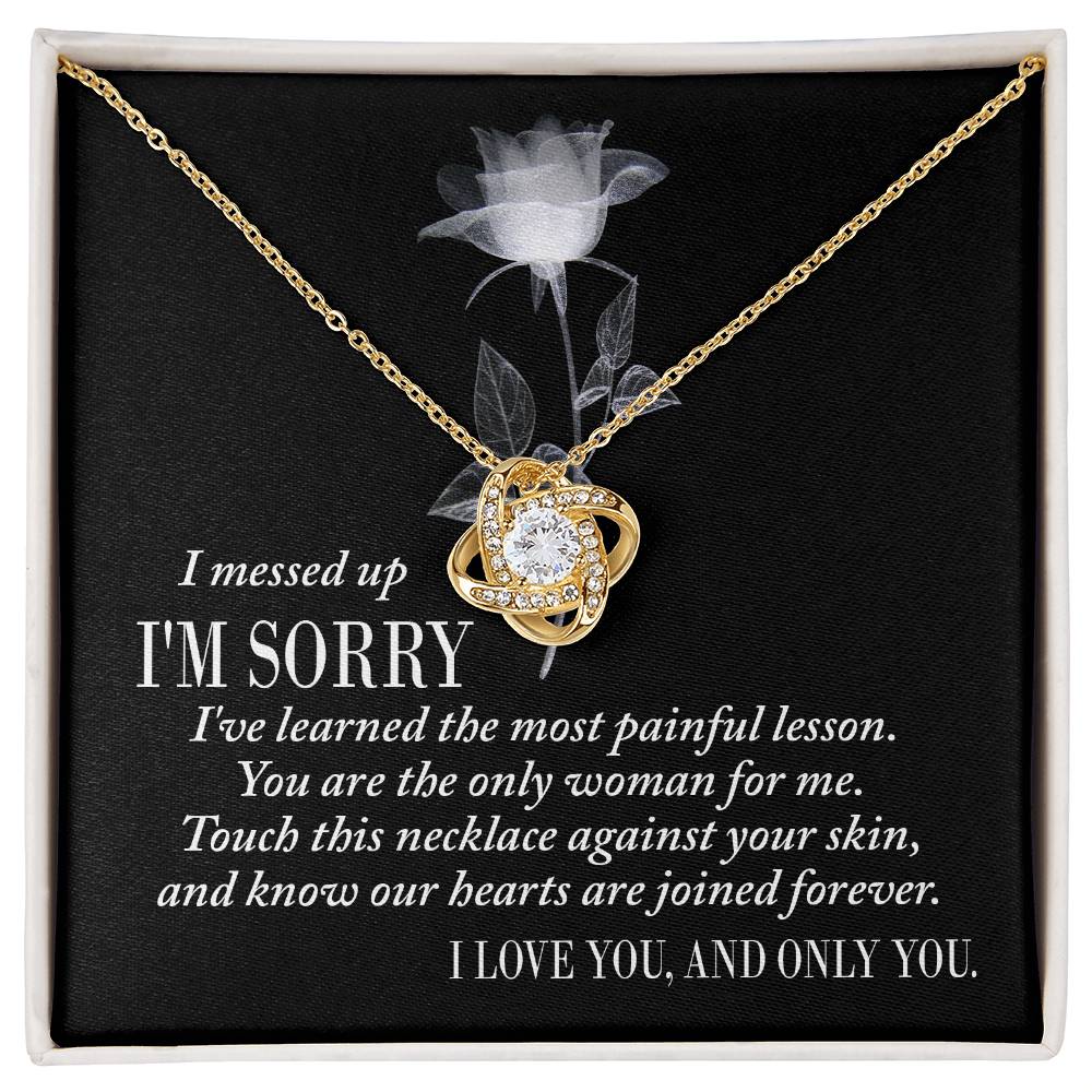 Sorry- Love Knot - Necklace