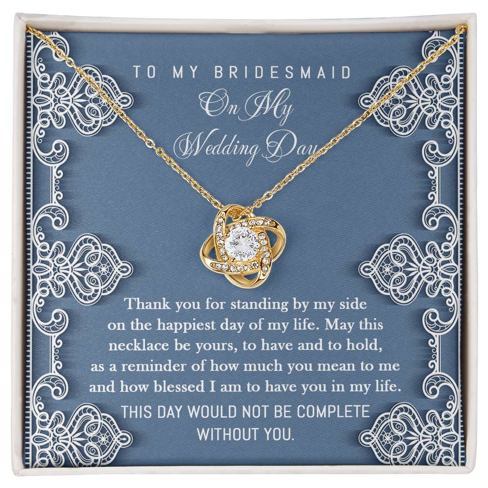 Bridesmaid-By My Side Necklace