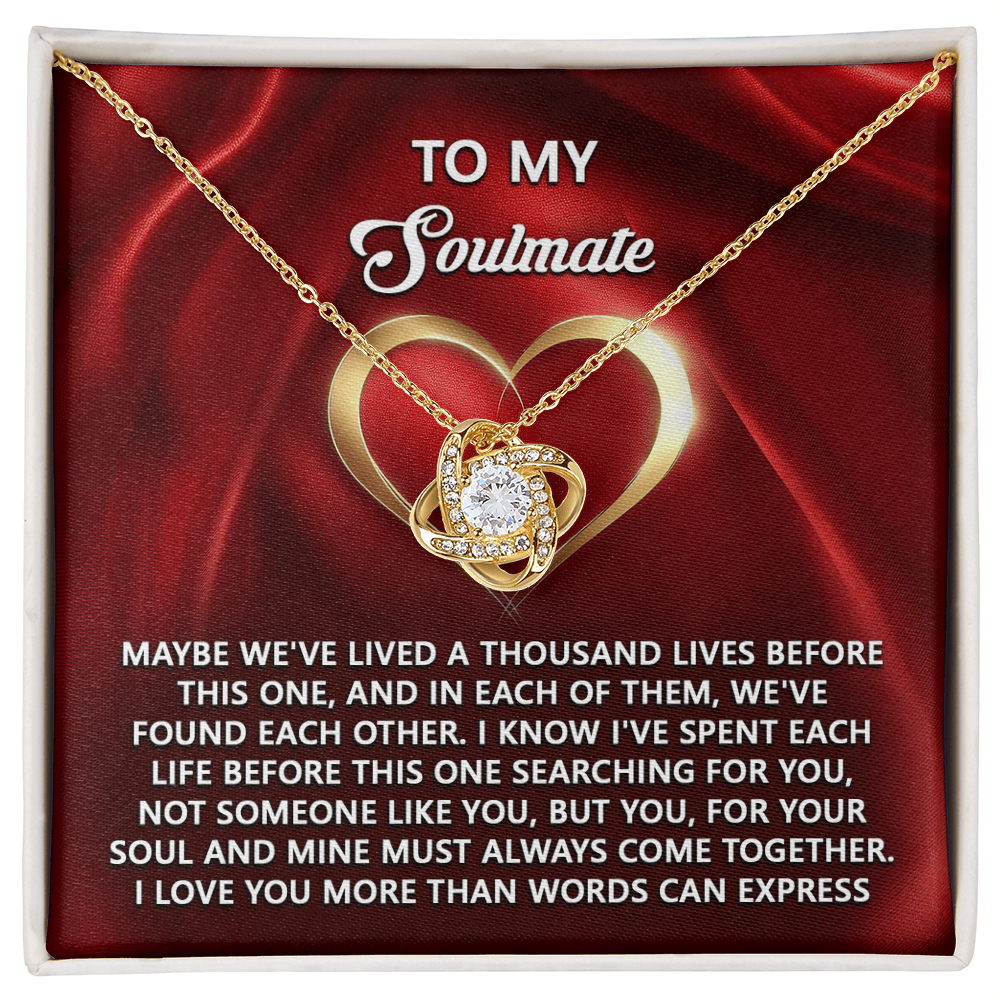 Soulmate-Your Soul Love Knot Necklace
