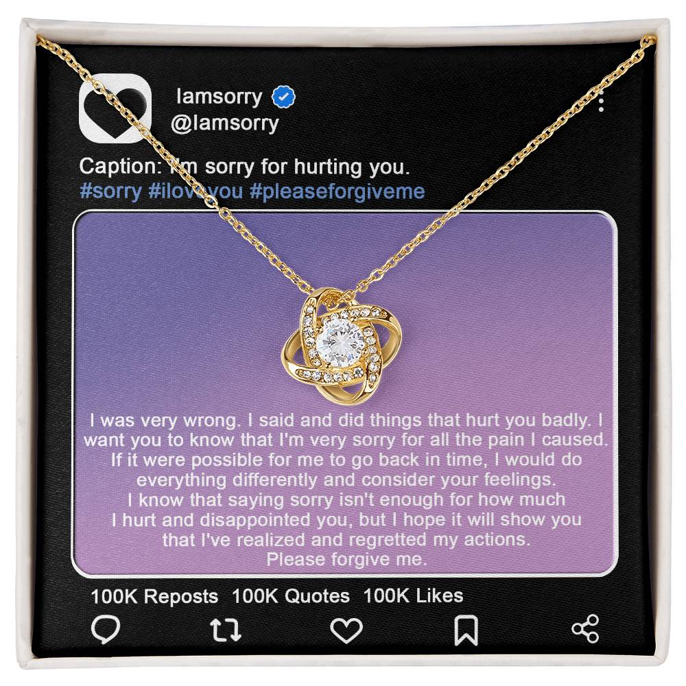 Sorry-Hurt You Badly Necklace