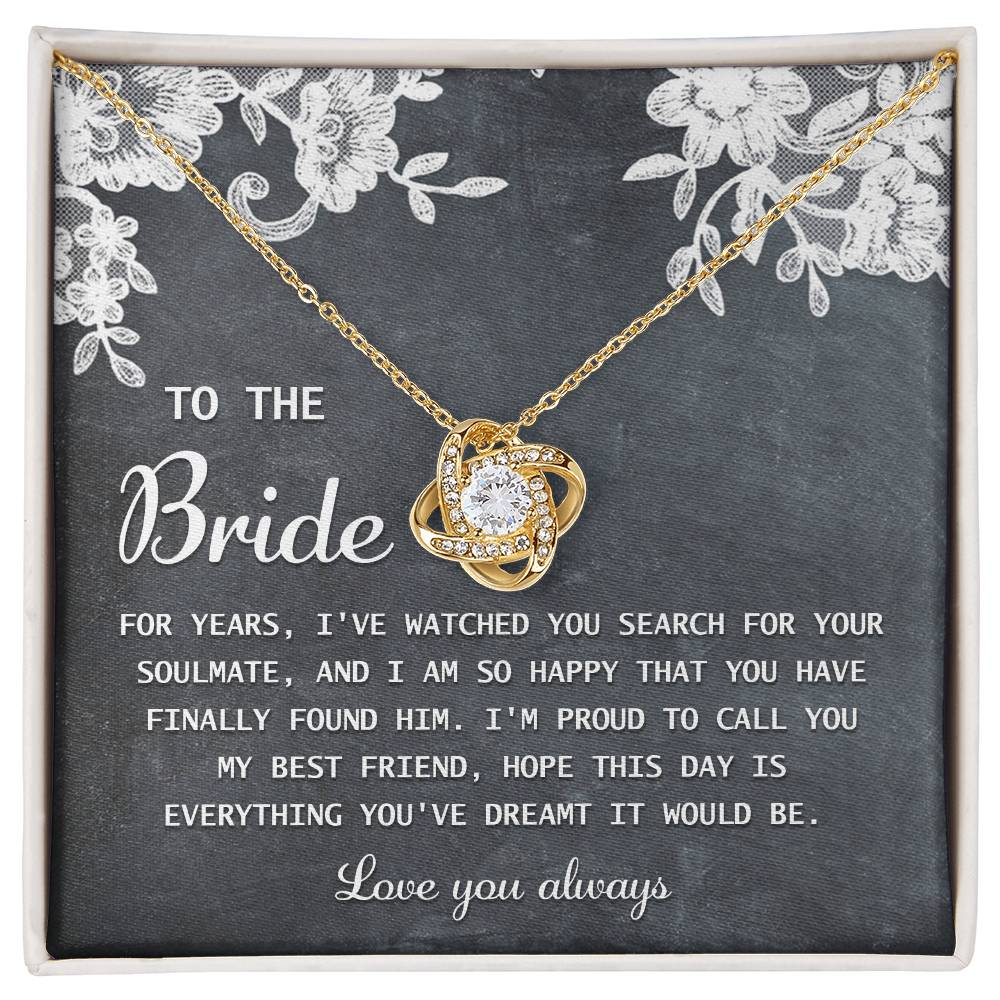 Bride-My Best Friend Necklace