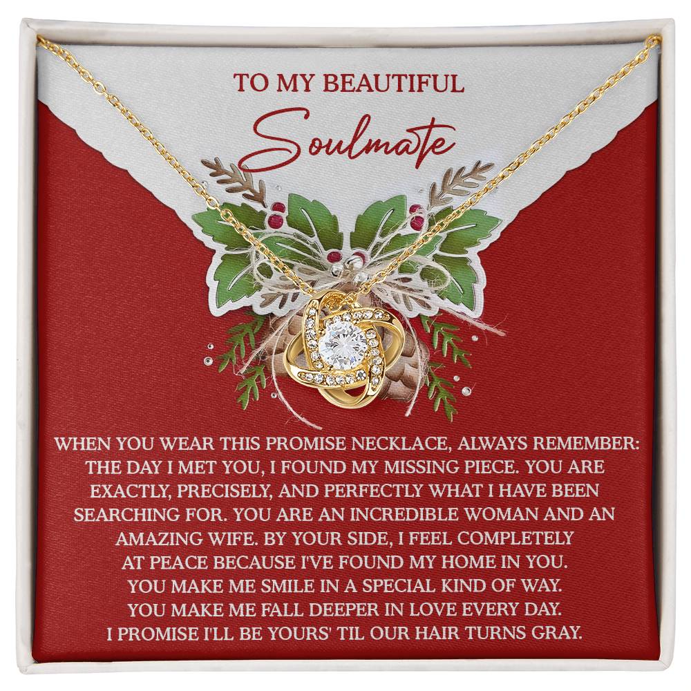 Soulmate-At Peace Love Knot Necklace