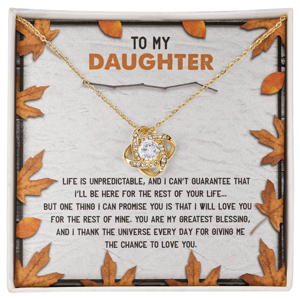 Daughter-My Greatest Blessing Necklace