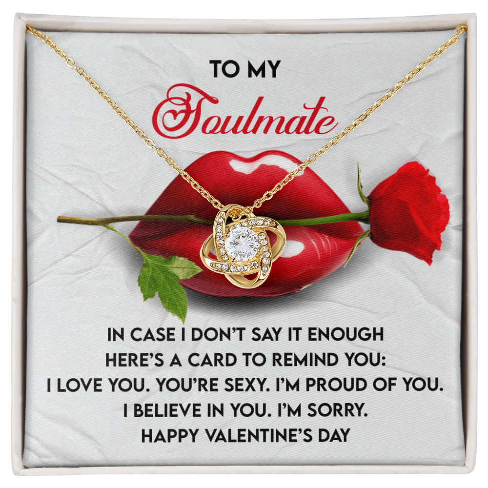 Soulmate-Don't Say It Necklace