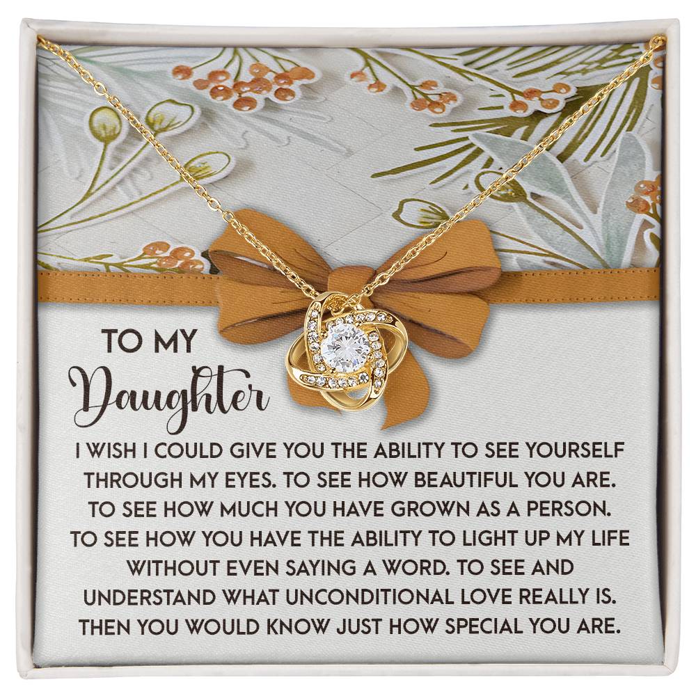 Daughter-Saying A Word Necklace