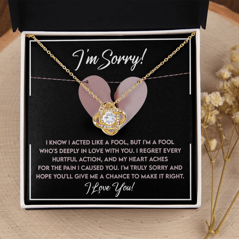 Sorry-Deeply In Love Necklace