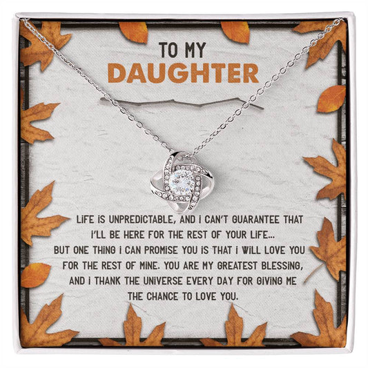 Daughter-My Greatest Blessing Necklace