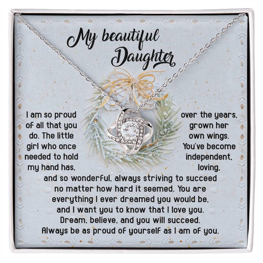 Daughter-Proud Of Yourself Necklace