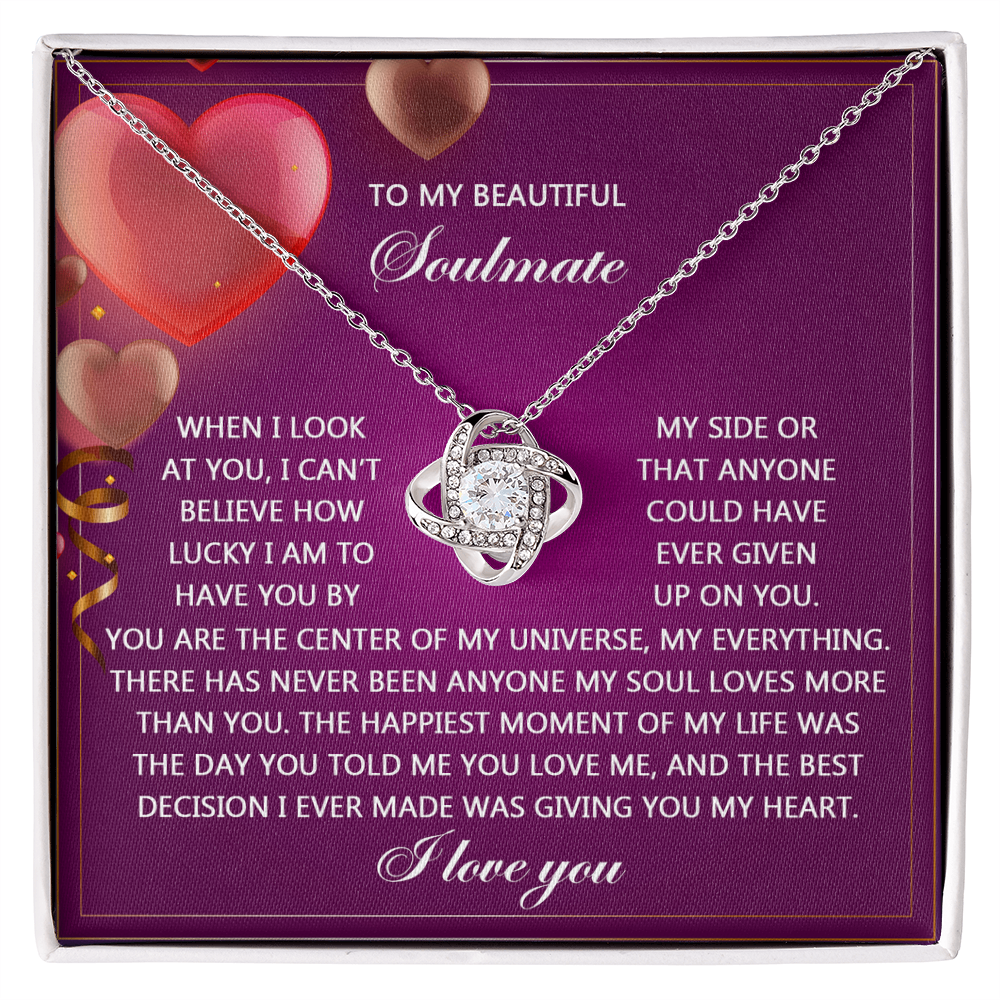 Soulmate-My Soul Love Knot Necklace