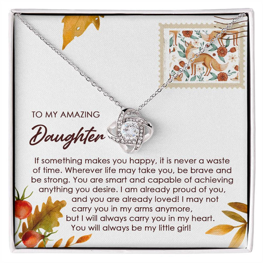Daughter-Makes You Happy Necklace