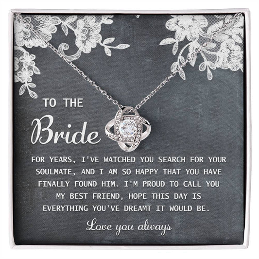 Bride-My Best Friend Necklace