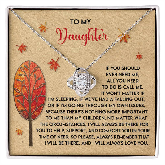 Daughter-Always Love You Necklace