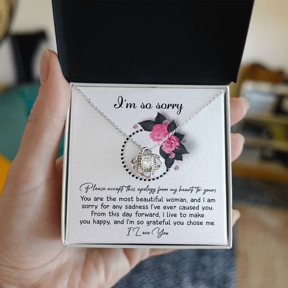 Sorry-I'll Make You Happy - Necklace