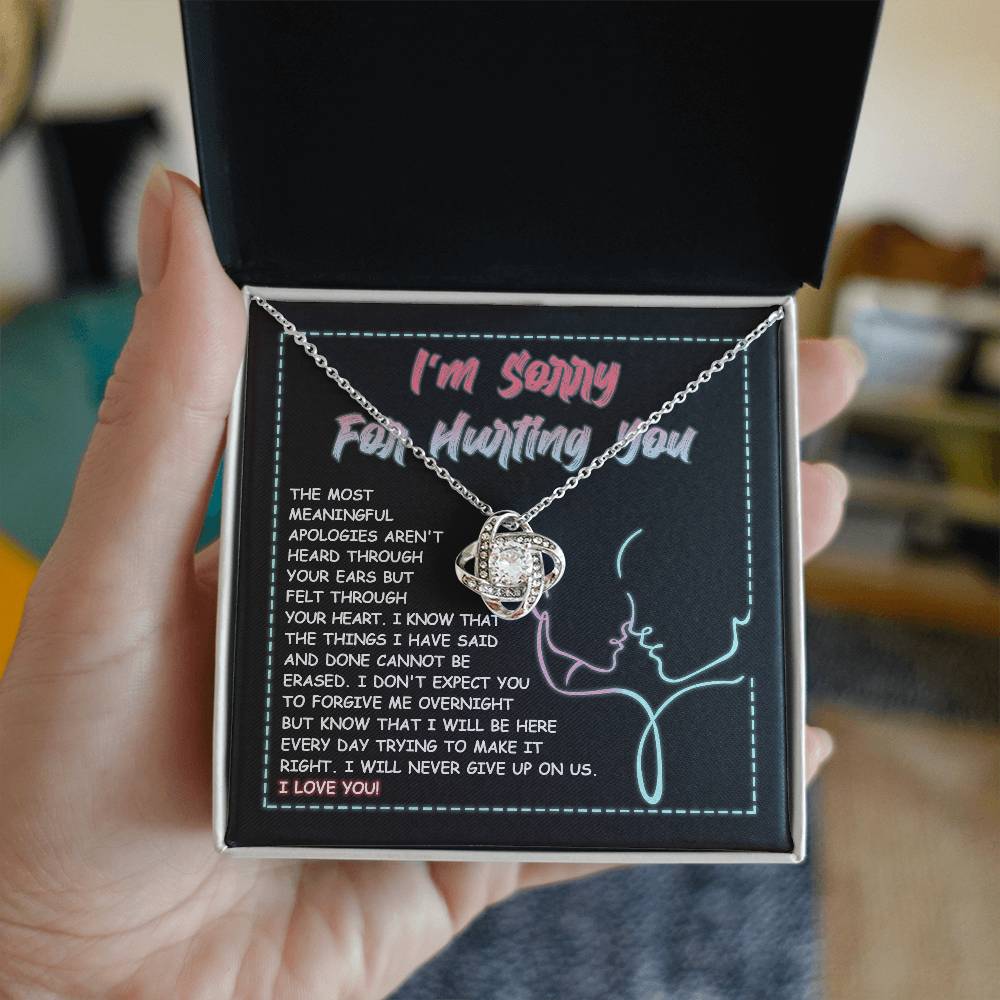 Sorry- Never Give Up - Necklace
