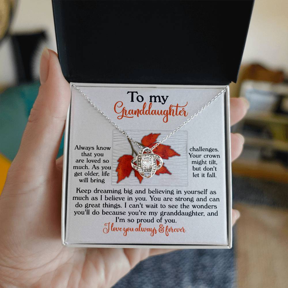 Granddaughter-Do Great Things Necklace