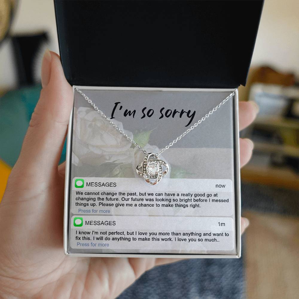 Sorry-I'm Not Perfect Necklace