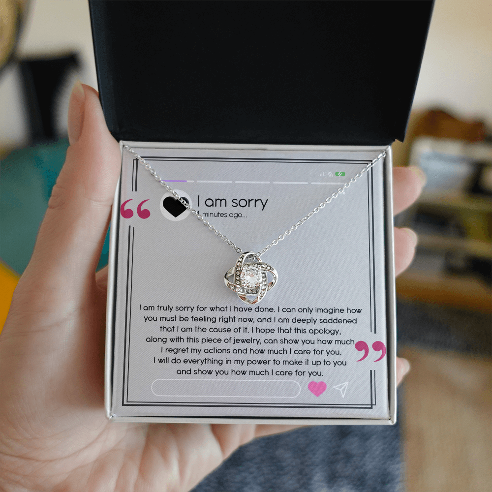 Love Knot Necklace Sorry-Care For You