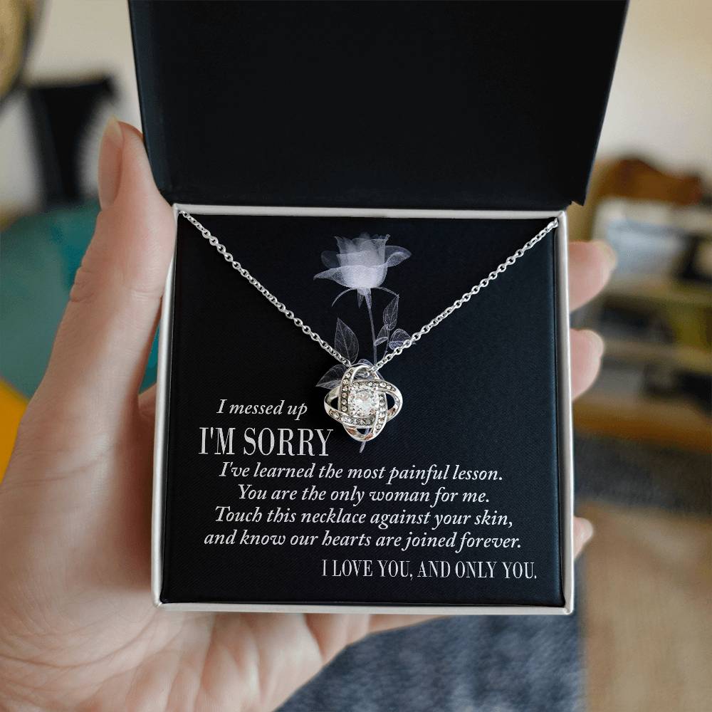 Sorry- Love Knot - Necklace